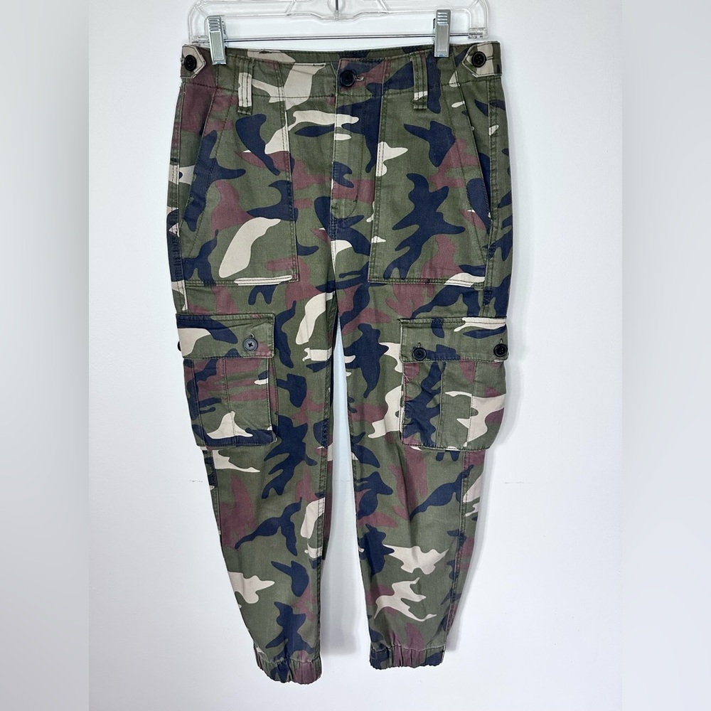 Berksha Cargo Pants Women’s Size 4 Jogger Camo‎ Print